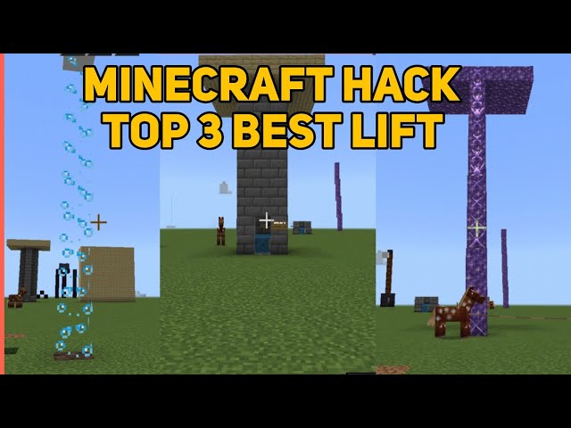 Top 3 Minecraft Hack. Best Minecraft Lifts. Minecraft Elevator hacks. Minecraft Best Builds.#gaming