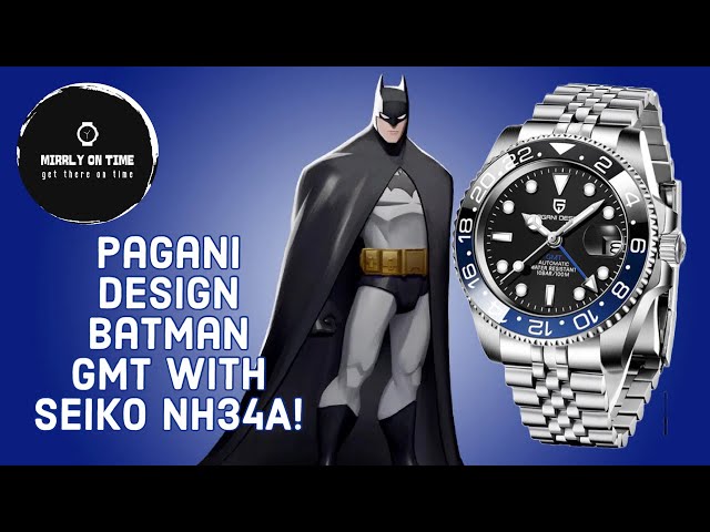 Pagani Design PD 1662 Batman With Seiko GMT Movement!! #menswatches  #seikogmt #seikonh34A