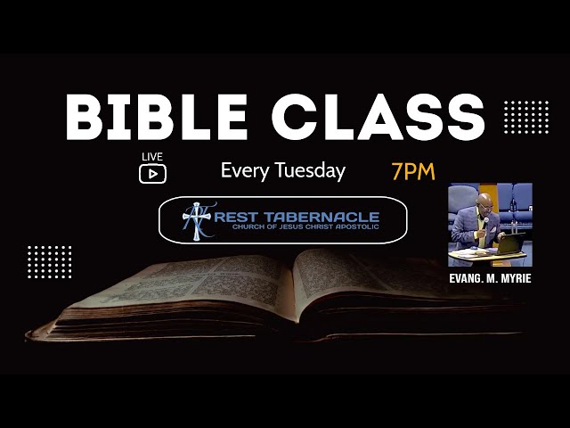 Tuesday Bible Study -  February 13th, 2024
