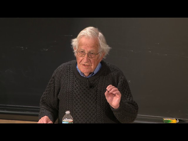 Noam Chomsky, Fundamental Issues in Linguistics (April 2019 at MIT) - Lecture 2