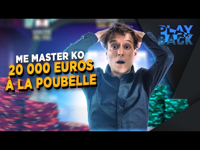 ♠♣♥♦ Winamax Playback - Quel gâchis ! (Poker)