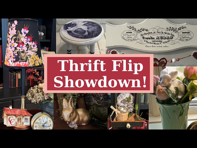 The Ultimate Thrift Store Showdown/Over 15 DIY Thrift Flip Projects!