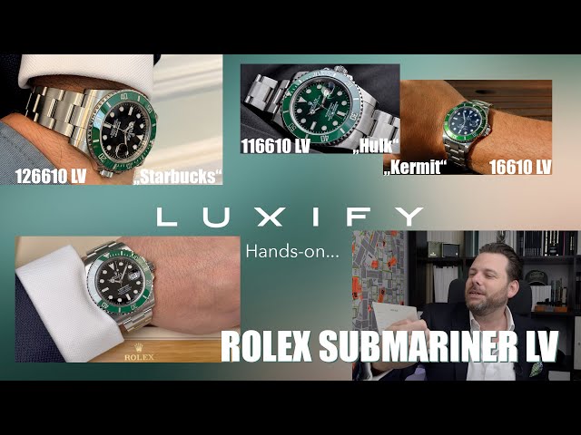 Die neue Rolex Submariner 126610LV - Review & Geschichte der Frogmariner, Kermit, Hulk und Starbucks