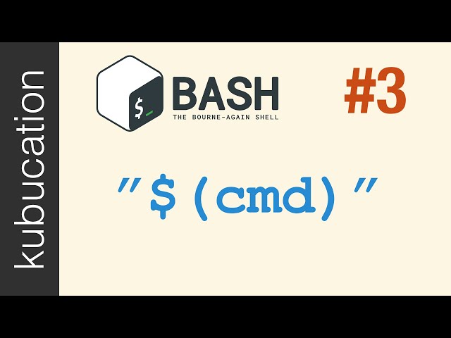 Command Substitution: Can you return data instead of exit codes in Bash? | #3 Practical Bash