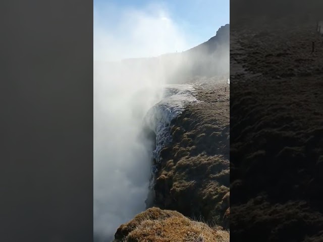 The raw power of nature!! Iceland waterfall! Gulfoss! April 2022