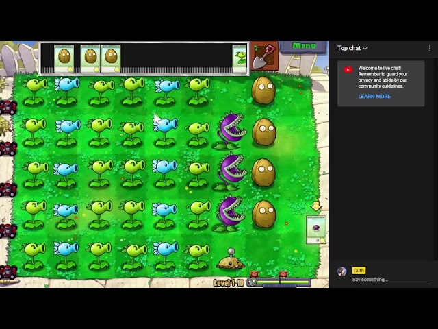 playing plants vs zombies | chill live