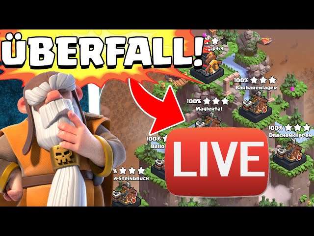 CLANSTAT ÜBERFALL LIVE! 😍😎 Clash of Clans * CoC