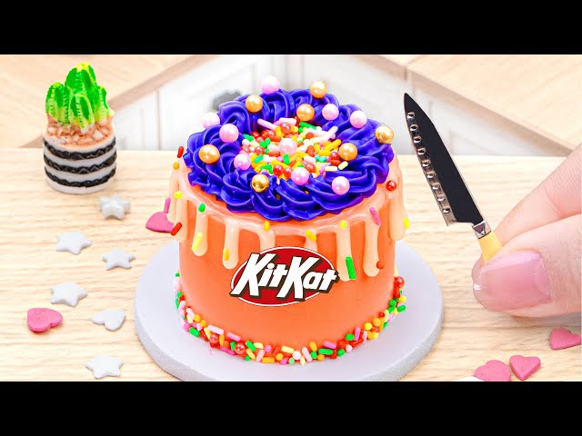 ️Frozen Rainbow Kitkat Cake ASRM🍫1000+ Miniature Kitkat Recipe Decorating🌈 Chocolate Cakes Recipes