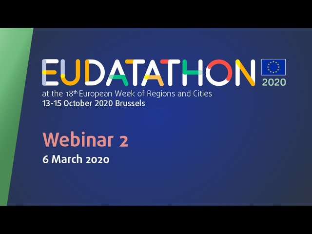 EU Datathon 2020 - Webinar from Eurostat, DG RTD, Eurofound, the European Patent Office and DG REGIO