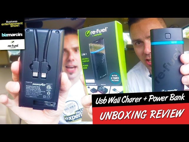 UNBOXING BEST PHONE CHARGER EVER! ReFuel 2-in-1 Android & Iphone Wall Charger - Gadget Reviews