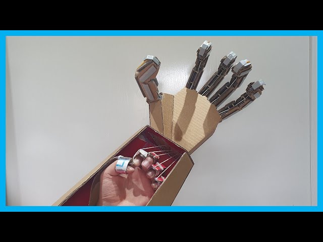 How to Make a Mechanical Arm at Home out of Cardboard (DIY)