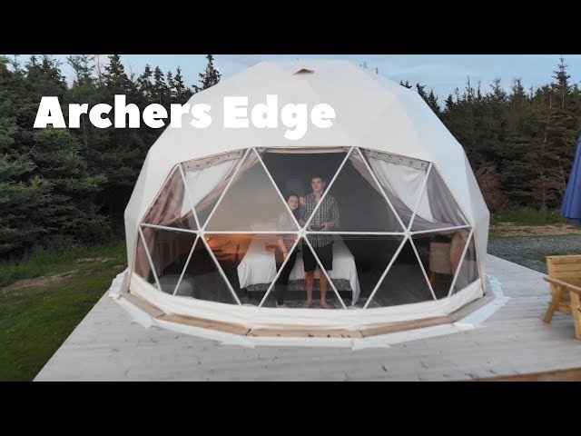 First look at Archers Edge Luxury Camping Domes Cape Breton Island