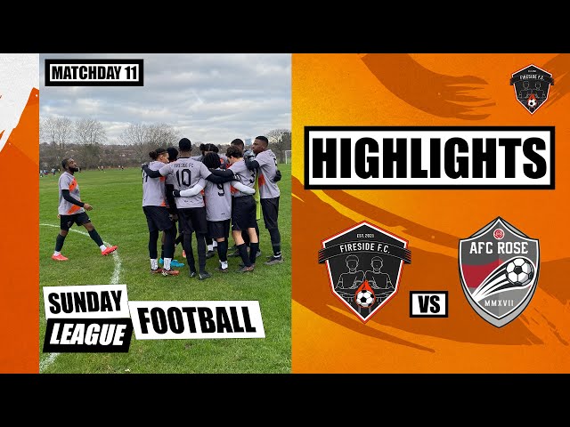 “THATS NOT A RED CARD 🔴😤” | Sunday League Football | Fireside FC vs AFC Rose
