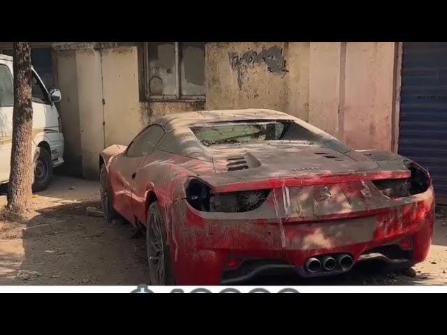$40000 Ferrari 458 restoration the whole process #ferrari #carrestoration #458 #diy #fixed #
