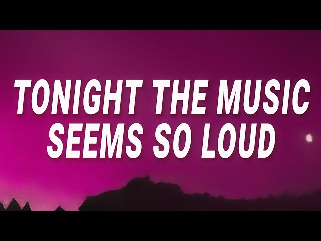 George Michael - Tonight the music seems so loud (Careless Whisper) (Lyrics)