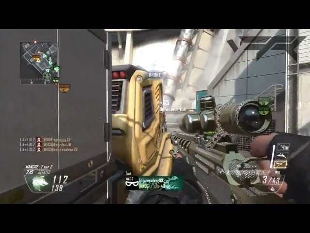 EPIC Black ops 2 sniper killfeed | Call of duty