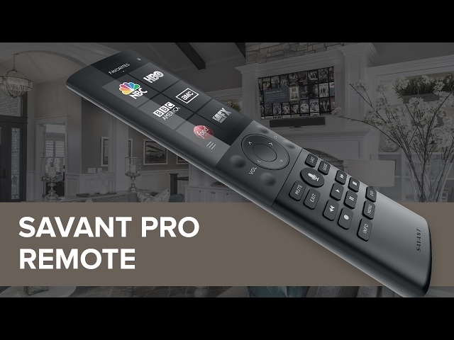 Savant Pro Remote For Home Automation