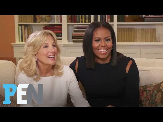 Michelle Obama & Dr. Jill Biden On Their Husbands' Bromance & More | PEN | People