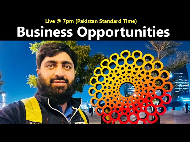 Business Opportunities Live Discussion with Mirza Muhammad Arslan