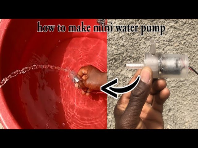 water pump without motor