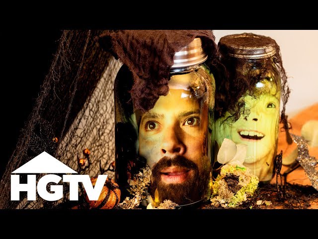 3 Spooky Mason Jar Crafts for Halloween | HGTV