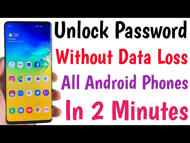 Unlock Password Without Data Loss All Android Phones In 2 Minutes | Unlock Mobile Forgot Password