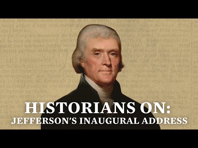 Historians On: Jefferson's Inaugural Address | Biden-Harris Inauguration 2021
