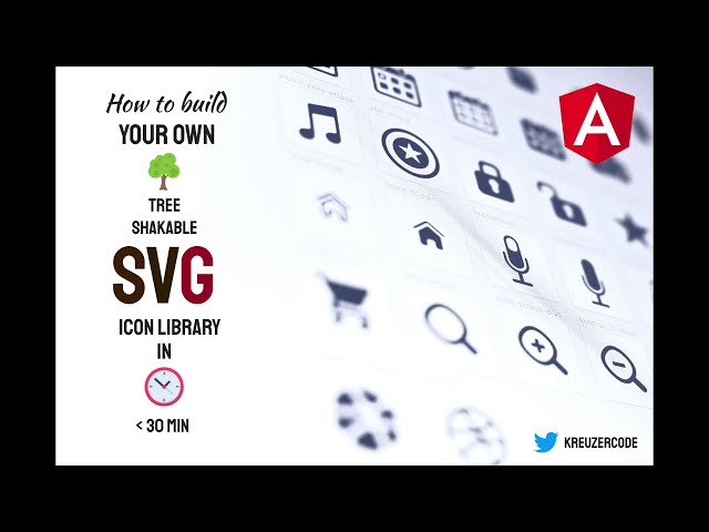 Build your own icon library in Angular part 1/4