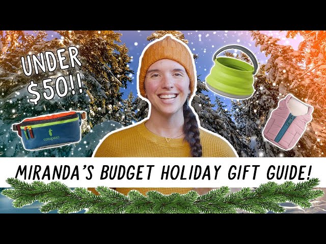 Budget Gifts for BACKPACKERS, HIKERS and CAMPERS! *2021 Edition!* | Miranda in the Wild