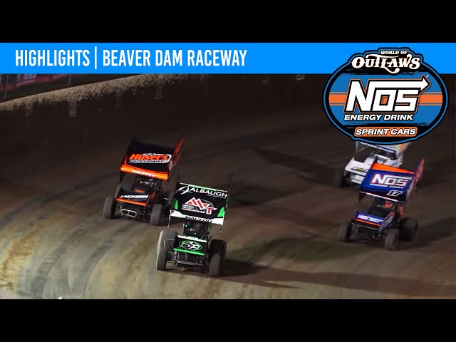 World of Outlaws NOS Energy Drink Sprint Cars | Beaver Dam Speedway | May 31, 2024 | HIGHLIGHTS