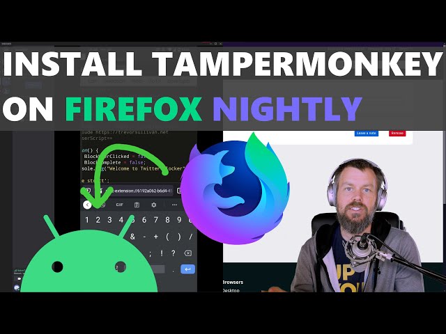 Install Tampermonkey Extension on Firefox Nightly for Android