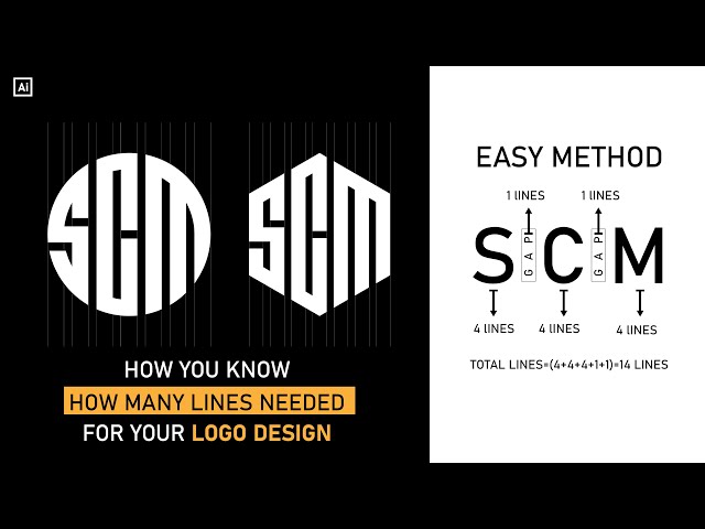 The Process How To You Know How Many Lines Needed For Your Logo Design