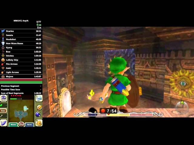 Majora's mask 3D: Skip Using The Mirror Shield in the Mirror Room