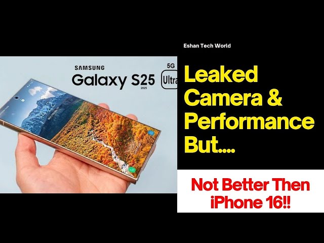 Samsung Galaxy S25 Ultra 🔥 : Not Better Then iPhone 16 ? 😏