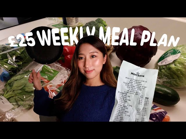 £25 Grocery Budget in London | How I Meal Plan and Prep For The Week