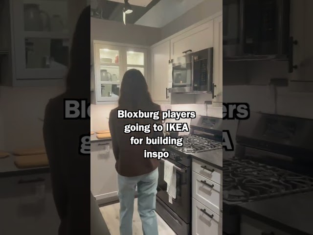 Bloxburg Players Going to IKEA for Building Inspo  #roblox #bloxburg #welcometobloxburg