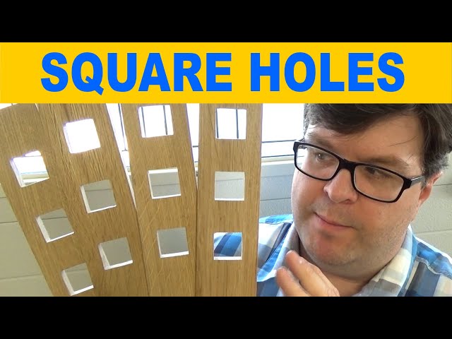 Triple Square Holes: Upper Slats Stickley Highlands Bookshelf