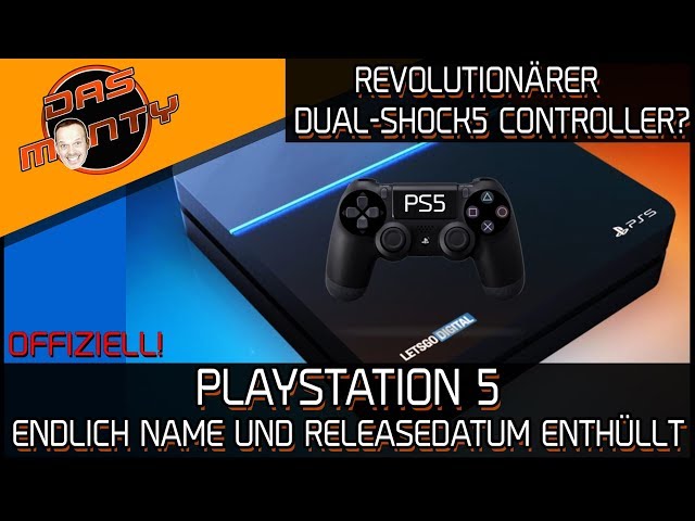 PLAYSTATION 5 - Endlich Name und Releasedatum enthüllt | Revolutionärer Dual-Shock5? | PS5 DasMonty
