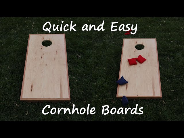 How To Make a Corn Hole Board: DIY Cornhole Board | Woodworking Projects