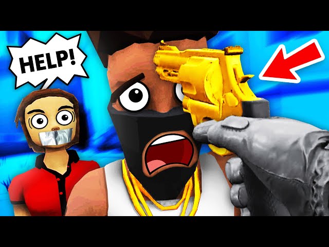 Rescuing HOSTAGES From SECRET HIDEOUT In VIRTUAL REALITY (Fast and Low VR Funny Gameplay)