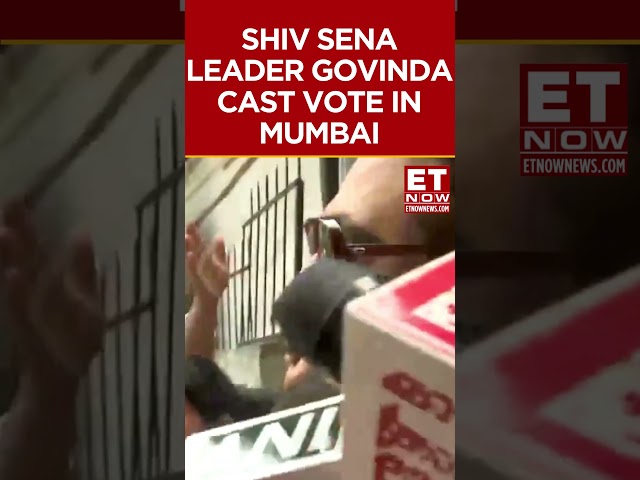 Actor & Shiv Sena Leader Govinda Urges Citizens: 'Come Out & Vote' Following Casting Ballot #shorts