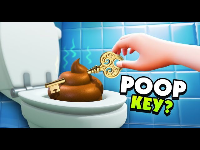 I Escaped Being Locked in a TOILET Using POOP! - Escape Simulator