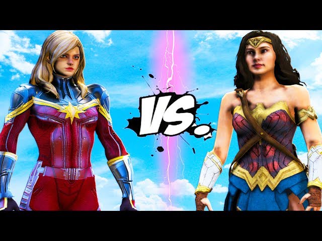 CAPTAIN MARVEL VS WONDER WOMAN - Marvel vs DC