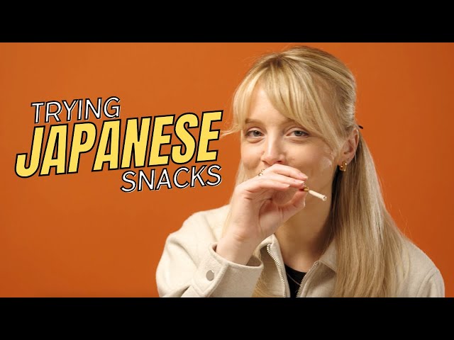 Trying Japanese snacks for the first time