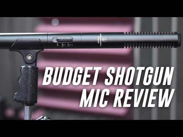 Audio-Technica ATR-6550 Budget Shotgun Mic Review / Test