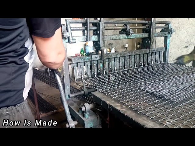 Innovative Machine For making Crimped Wire Mesh / How Is Made