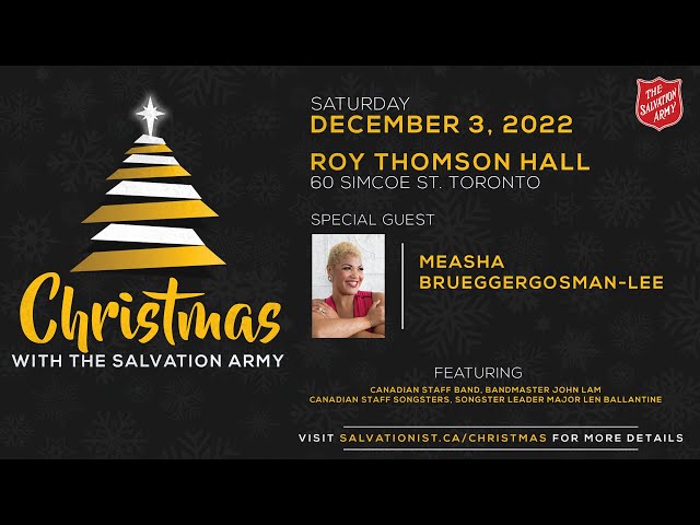 Christmas with The Salvation Army 2022 at Roy Thomson Hall