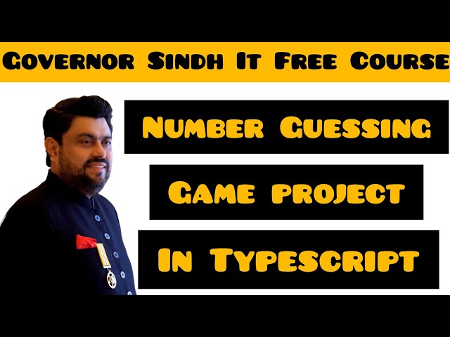 Number Guessing Game in Typescript | Publish on Github & Npm | AI | Governor's IT Initiative.