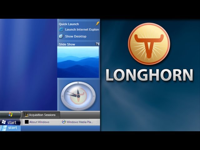 A Tour of Longhorn - The Windows That Never Was - Software Showcase
