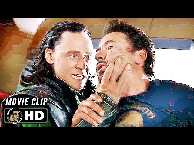 Iron Man Vs Loki Scene | THE AVENGERS (2012) Sci-Fi, Robert Downey Jr., Movie CLIP HD